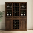 thumbnail image 5 of Modular 32 Wine Cabinet - Brown Walnut Buffet For Aficionados Contemporary Design, 5 of 7