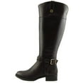 thumbnail image 2 of Inc Women's Fabbaa Wide Calf Dark Chocolate Knee-High Leather Equestrian - 5M, 2 of 5