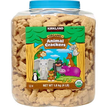 KS Organic Animal Crackers, 4 lbs