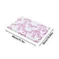 thumbnail image 2 of Bow Shaped Bath Mat for Kids and Girls Soft Absorbent Polyester Rug for Rooms and Bathrooms Decorative Non Floor Covering with Easter Pattern Design, 2 of 2