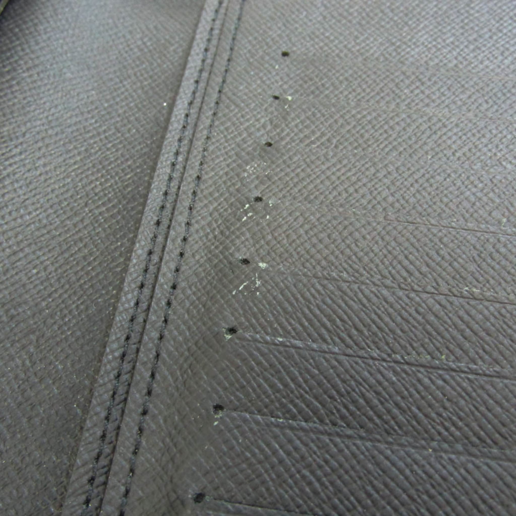 Louis Vuitton Taiga Brazza Wallet M32572 Men's Taiga Leather Long Walle  BF537335