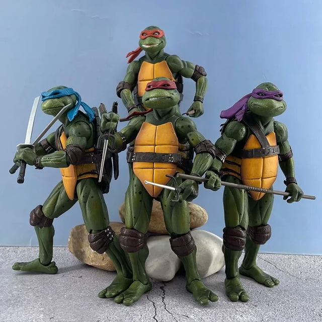 Neca figura de acción de Tortugas Ninja Mutantes adolescentes, modelo de colección, juguete de regalo para niños, amigos, niño, 7 pulgadas LIUWENJING unisex