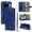 Blue, variant on Decase Wallet Case Compatible with Google Pixel 10 Pro XL, Embossed Butterfly PU Leather Case Flip Protective Phone Cover with Card Slots and Kickstand,Purple