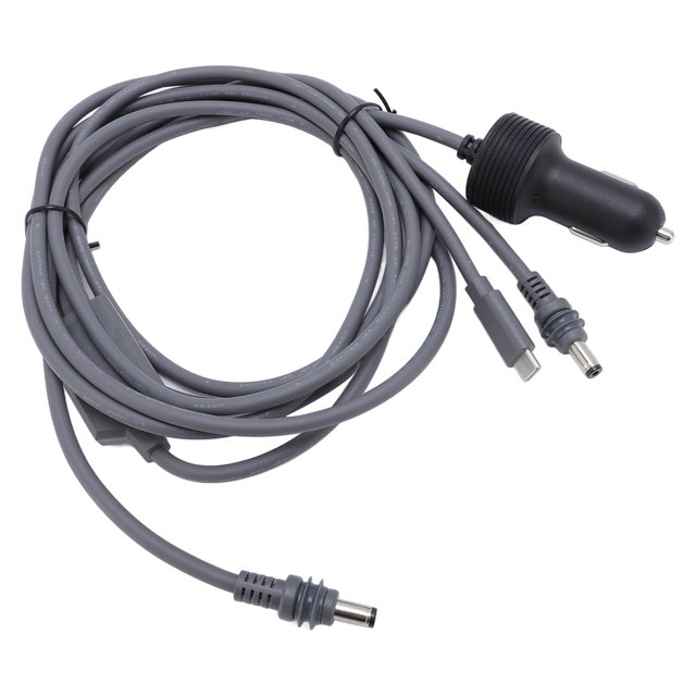 3 in 1 Satellite Replacement Cable, IP68 Waterproof Satellite Replacement Cable, 18AWG Satellite Dish DC Car Charger Power Adapter for Car RV Truck