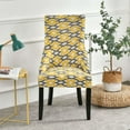 thumbnail image 2 of Stretch wingback Side Chair slipcover Printed, armless wingback Chair Cover with Elastic Bottom Sloping Armchair Covers Removable Washable Armchair Covers-AH-1 Pcs, 2 of 8