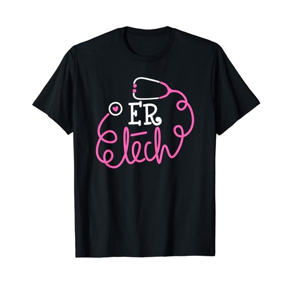 ER Tech Shirt Emergency room technologists technicians tees T-Shirt