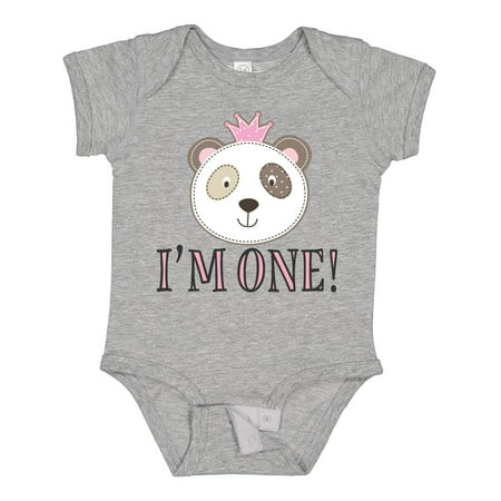 

Inktastic First Birthday Panda 1 Year Old Girl Gift Baby Girl Bodysuit