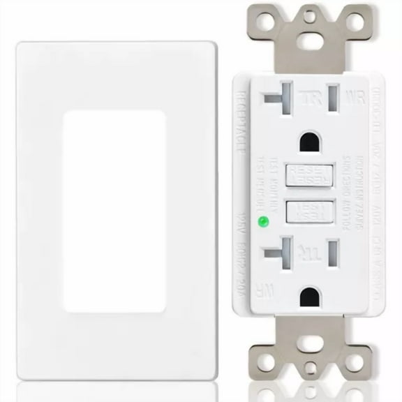 20A/125V Tamper Resistant Gfci Outlet Receptacles Led Indicator Etl Certified Us