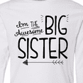 thumbnail image 4 of Inktastic I'm the Awesome Big Sister Long Sleeve Youth T-Shirt, 4 of 5