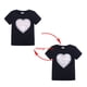 thumbnail image 1 of Ropa de verano para bebés, camisetas para niñas y niños, 1 Uds., gráfico de cambio de lentejuelas mágicas, camiseta informal de algodón Reversible a la moda, camisetas para niños Tee7 Gao Jinjia LED, 1 of 2
