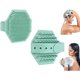 thumbnail image 1 of wonima11 Silicone Body Scrubber, 2 in 1 Adjustable Body Scrubber with Scalp Massager, Gentle Exfoliating and Massage Body Scrubber for Men and Women （Cyan）, 1 of 1