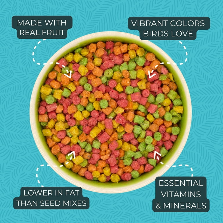 Zupreem Fruitblend Parakeet & Budgie Pellet Food, 2 Lb photo 4