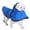 Blue, variant on Reflective Dog Raincoat Jacket with Adjustable Hood, Waterproof Pet Poncho with Leash Opening for Small to Large Dogs(Yellow,L)