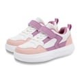 thumbnail image 4 of LYHaoo Kids Girls Lightweight Sneakers Soft Insole Hook and Loops Running Walking Shoes School Outdoor Play Shoes,Purple,Sizes 10.5(6.85") Little Kid, 4 of 7