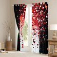 thumbnail image 3 of Manfei Teens Adults Minimalist Checkered Plaid Curtains Pack of 2 (42x84 Each),Ombre Bling Glitter Curtains Blackout,Gradient Geometric Bedroom Curtains,Ultra Soft Home Decor, 3 of 6