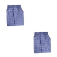 thumbnail image 4 of Qarigey Ropa interior para hombre, bóxer tejido, pantalones cortos para hombre, cómodo, al tacto, ropa para el hogar, ropa de dormir lavable, Color de la flor XXL 2Conjunto, 4 of 6