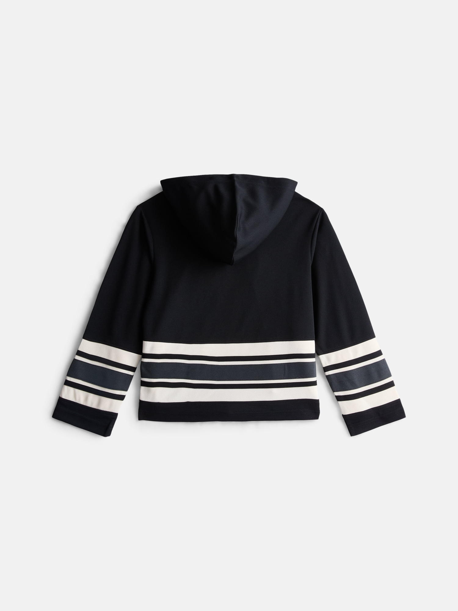 Wonder Nation Boys Hooded Hockey Jersey with Long Sleeves, Sizes 4-18
