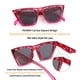 thumbnail image 3 of Gafas de sol FEISEDY Vintage Square Cat Eye B2473 para mujer, 3 of 8