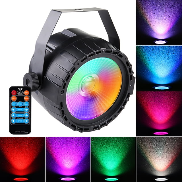 Coofit Multi-Purpose Stage Light Black Plastic Iron Remote Controller Included