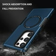 thumbnail image 2 of Dteck for Samsung Galaxy S24 FE Case, Magnetic Ring Compatible with Magsafe Wireless Charger, Shockproof Heavy Duty Protection Phone Case Cover, Royalblue, 2 of 10