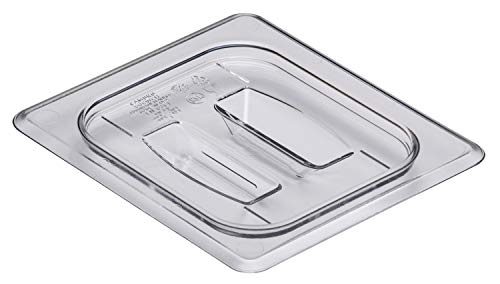 Cambro Camwear 60CWCH135 Handle Food Pan Lid, 1/6-Inch, Clear