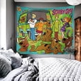 thumbnail image 3 of scooby doo Tapestry Wall Hanging For Boys Bedroom Girl Backdrop Party Birthday Decor 70*60in, 3 of 6