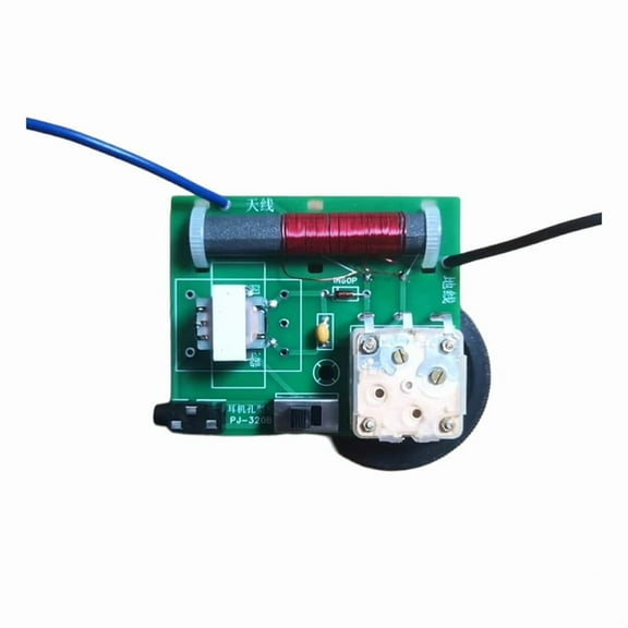 Crystal Radio It Has an Impedance Matching Transformer Can Receive Radio Signals Normally DIY Radio Kit,1 x Crystal Radio