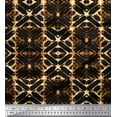 thumbnail image 1 of Soimoi Brown Cotton Duck Fabric Geometric Tie-Dye Print Sewing Fabric Yard 42 Inch Wide, 1 of 3