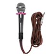 thumbnail image 1 of Handheld Wired Microphone Clear Sound Zinc Alloy Dynamic Moving Coil Microphone for Home Stage Use Silver, 1 of 4