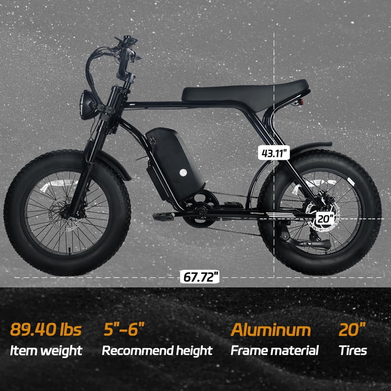 super power electric bicycle Revolution W  World's Fastest Bike 32MPH Top Speed ES2 Ultra Off Road Electric