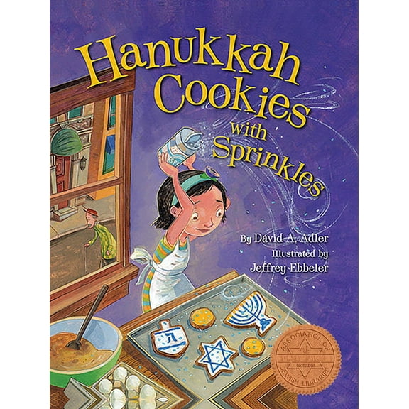 Hanukkah Cookies with Sprinkles, (Hardcover)