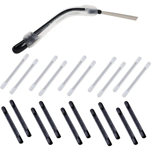 10 pairs silicone glasses temple tips elastic sleeve eyeglass retainer grip, soft rubber Anti-slip comfort eyeglasses ear grip for kids glasses sunglasses reading glasses spectacle eyewear