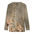 thumbnail image 4 of Cárdigan informal para mujer, cárdigan con botones y estampado navideño, chaqueta de moda, blusa para mujer, 4 of 5