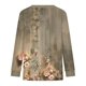 thumbnail image 4 of Puntoco Chaqueta Tipo Cárdigan Informal Con Botones Y Estampado Navideño Para Mujer, 4 of 5