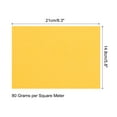 thumbnail image 2 of Uxcell 100 Sheets Colored Copy Paper 8.3 Inch Gold for Office Printing, 2 of 7