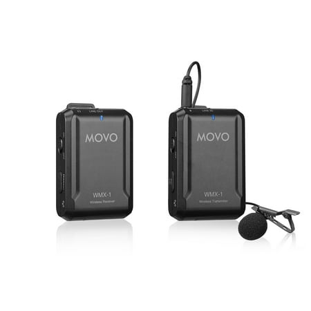 Movo Wmx-1 2.4ghz Wireless Lavalier Microphone System