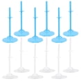 thumbnail image 1 of MIANGASTORE Support Transparent pour Poupées (Bleu Transparent), 1 of 9
