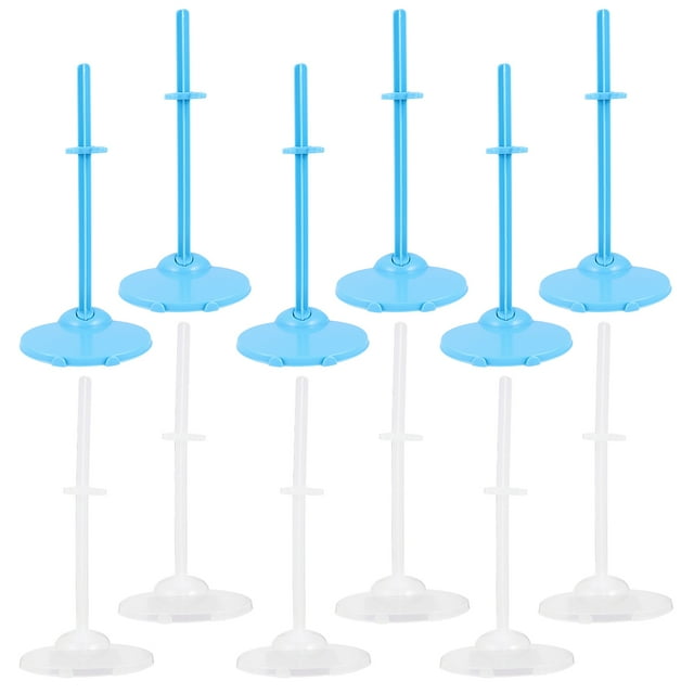 MIANGASTORE Support Transparent pour Poupées (Bleu Transparent)