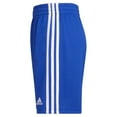 thumbnail image 3 of Toddler Boy adidas Classic 3-Stripe Mesh Shorts Color: Black Red Size: 4T, 3 of 4