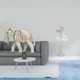 thumbnail image 2 of Figura De Elefante Tallada A Mano En Madera, Recuerdo Rústico Para Escritorio, Estantería O Como Adorno Navideño Moderno De Bailarina. Ideal Para Dormitorio, Chimenea, Oficina O Entrada., 2 of 8