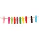 thumbnail image 5 of Abrazadera de madera de sellado de 100 piezas, clip para fotos artesanales, abrazadera de almacenamiento para aperitivos, 10 colores mezclados Eigraketly HA5499-02B, 5 of 6