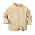 thumbnail image 3 of Birdeem Blouse à Col Montant pour Garçons, Manches Courtes, Imprimé Mignon, Printemps et Été, 3 of 8
