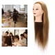 thumbnail image 4 of Cabeza De Maniquí De Peluquería, Accesorios De Entrenamiento De Peluquería Cabeza De Maniquí Duradera Marrón Dorado Para Cortar Para Diseñar Para Tejer Para Teñir, 4 of 7