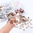 thumbnail image 4 of Lentejuelas de mariposa para uñas, purpurina láser holográfica 3D, escamas doradas y plateadas, accesorios de diseño de manicura, decoraciones de Arte de uñas DIY, 6mm, 4 of 4