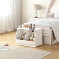 thumbnail image 4 of UTEX Toy Storage Organizer,Stackable Kids Toy Storage Cubby with 2 Bins,Toy Boxes and Storage for Playroom,Bedroom,Nursery School,White, 4 of 7