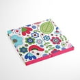 thumbnail image 4 of Bacati - Botanical Pink Cotton Percale Fabric covered Storage, Large Box, 14 x 14 x 10 inches, 4 of 6