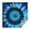 Blue Tie Dye, variant on Blue Tie Dye Mandala Pattern Square Tablecloth,Waterproof Square Table Cover,Wipeable Spillproof Washable Table Cover for Home Kitchen Party Decor 42"X42"(107x107cm)
