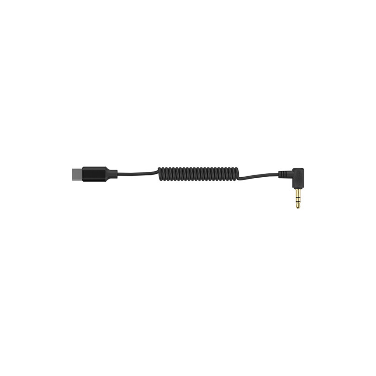 Comica CVM-D-UC II 24" 3.5mm TRS Male to USB-C Coiled Audio Adapter Cable with ADC Chip