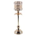 thumbnail image 1 of Portavelas de cristal Sunnimix candelabro artesanal para decoración de cena de boda hogar L, 1 of 8