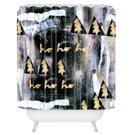 Brayden Studio Borman A White Christmas Shower Curtain Walmart Com